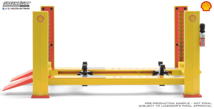 GreenLight 1:18 Four-Post Lift - Shell Oil #2 13583