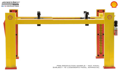 GreenLight 1:18 Four-Post Lift - Shell Oil #2 13583