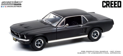 GreenLight 1:18 Creed (2015) - Adonis Creed s 1967 Ford Mustang Coupe - Matte Black 13611