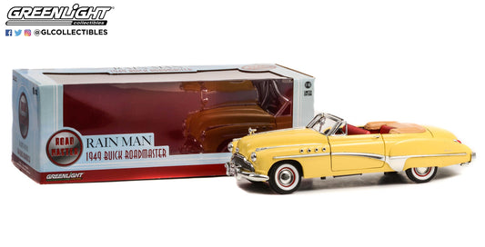 GreenLight 1:18 Rain Man (1988) - Charlie Babbitt s 1949 Buick Roadmaster Convertible 13616