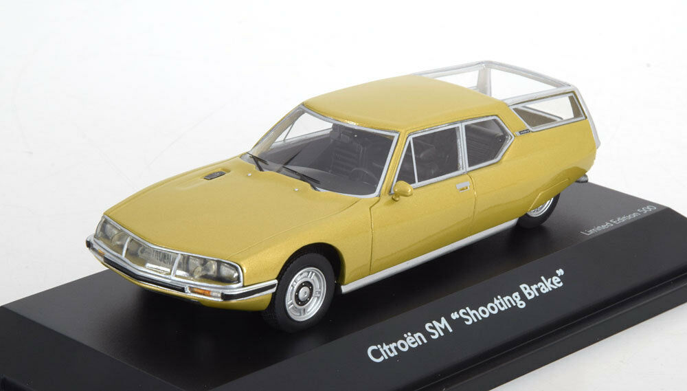 Schuco 1/43 Citroen SM Shooting Brake gold metallic 450903400