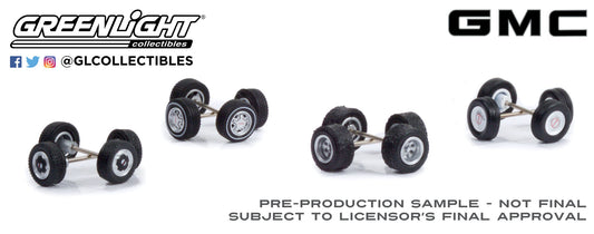 GreenLight 1:64 Auto Body Shop - Wheel & Tire Packs Series 6 - GMC Trucks 16110-A