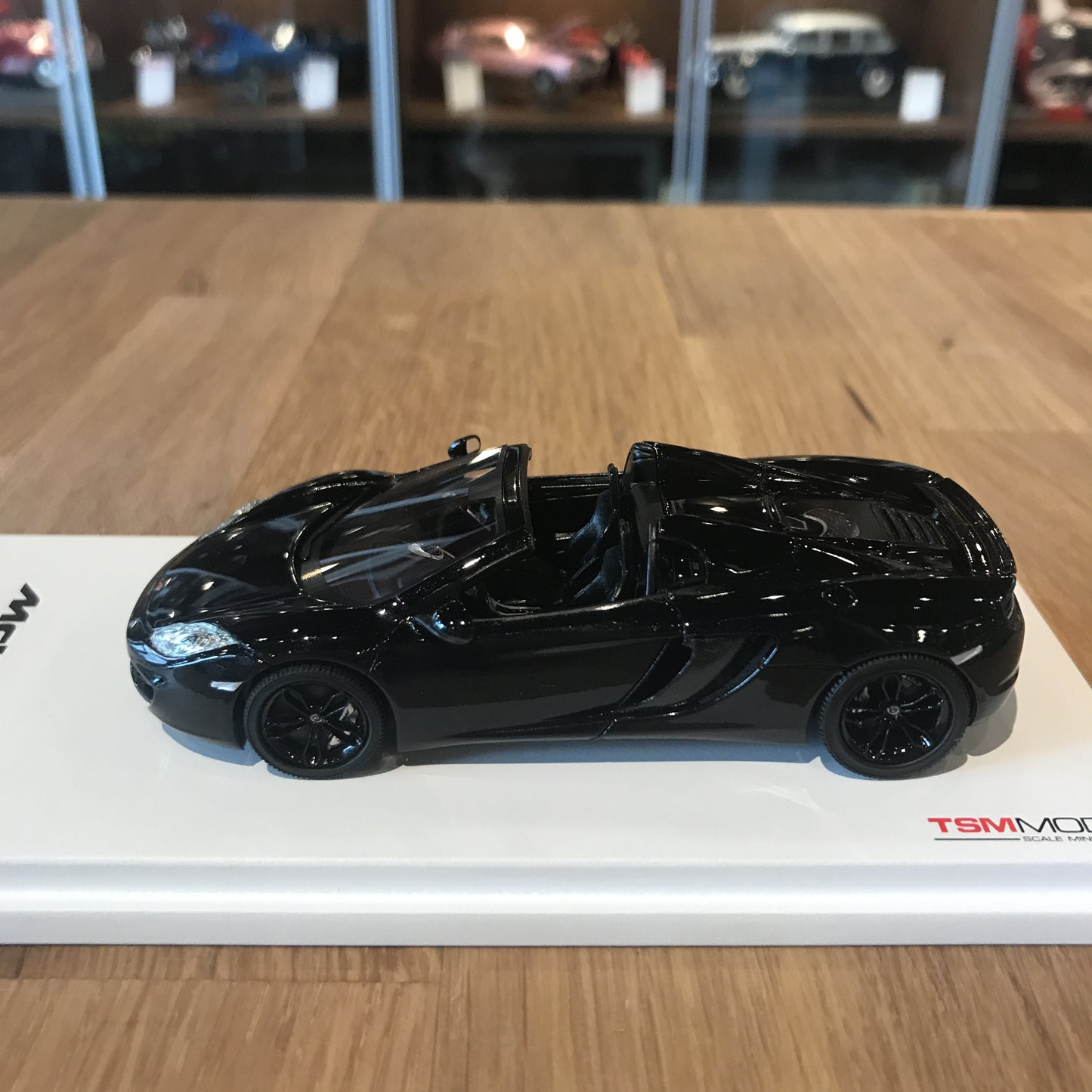 TSM 1:43 2013 McLaren MP4-12C Spider LHD Carbon Black TSM134336