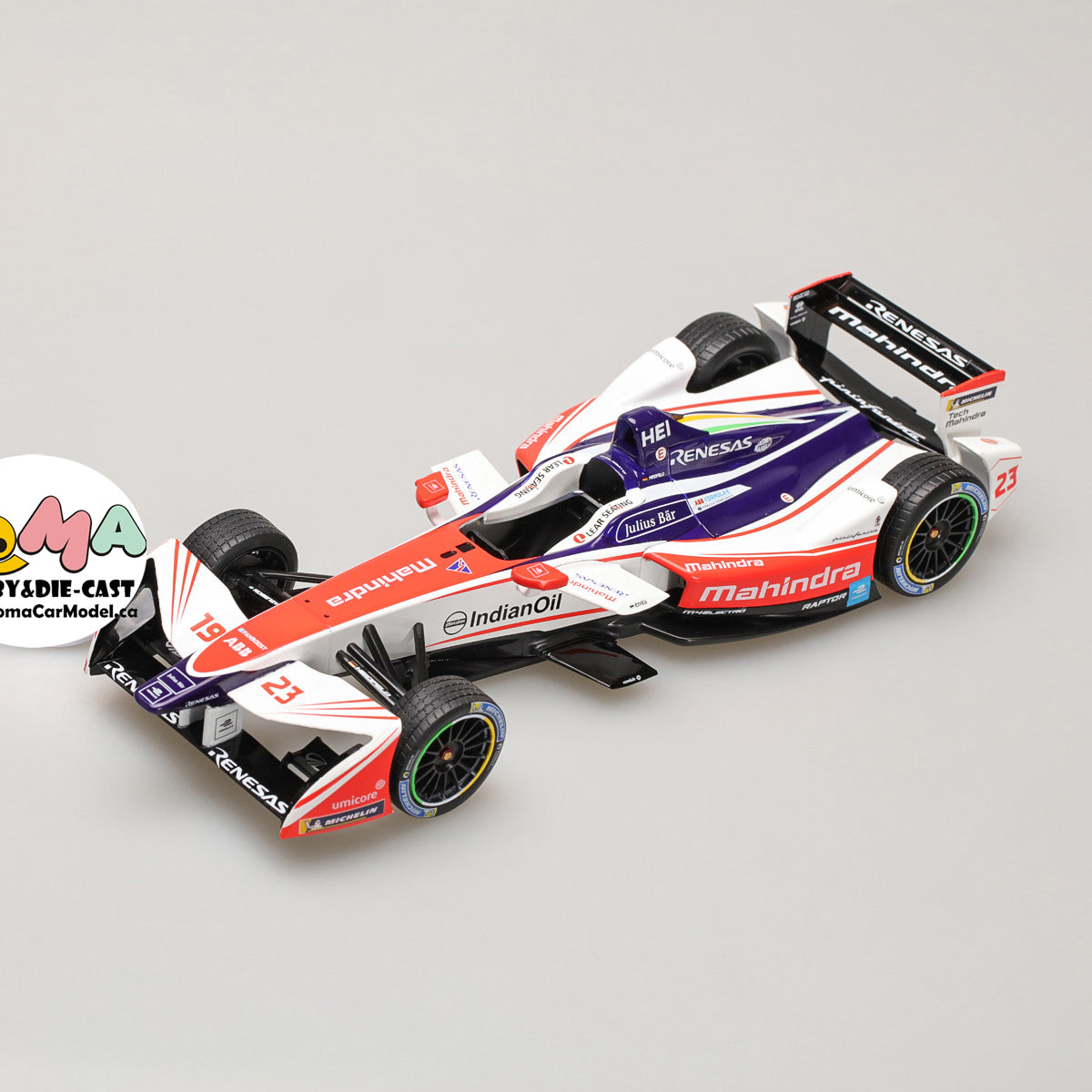GreenLight 1:18 2018 #23 ABB FIA Formula E Mahindra Formula E Team 18114