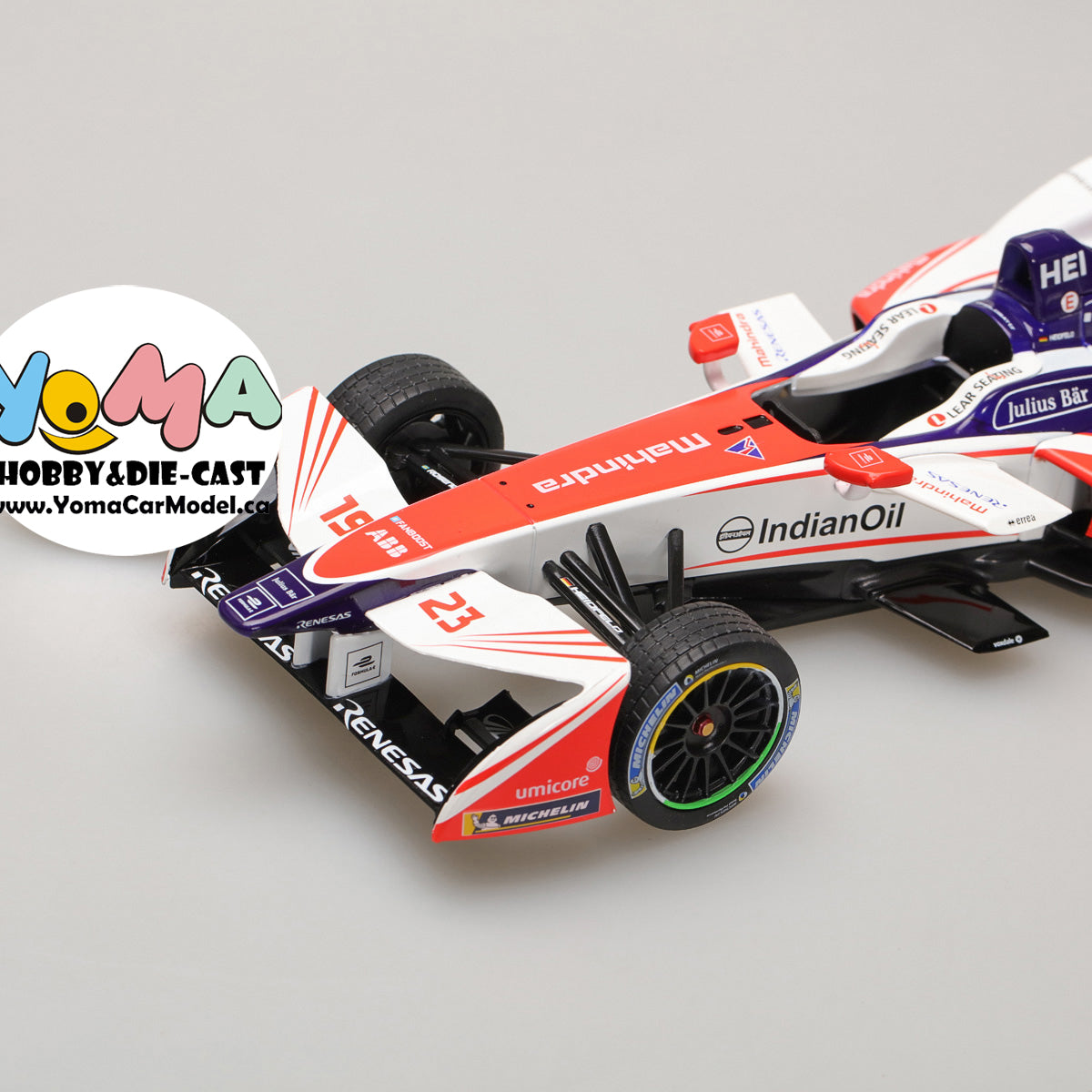 GreenLight 1:18 2018 #23 ABB FIA Formula E Mahindra Formula E Team 18114