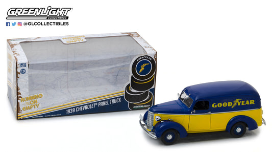 GreenLight 1:24 Running on Empty - 1939 Chevrolet Panel Truck - Goodyear Tires 18243
