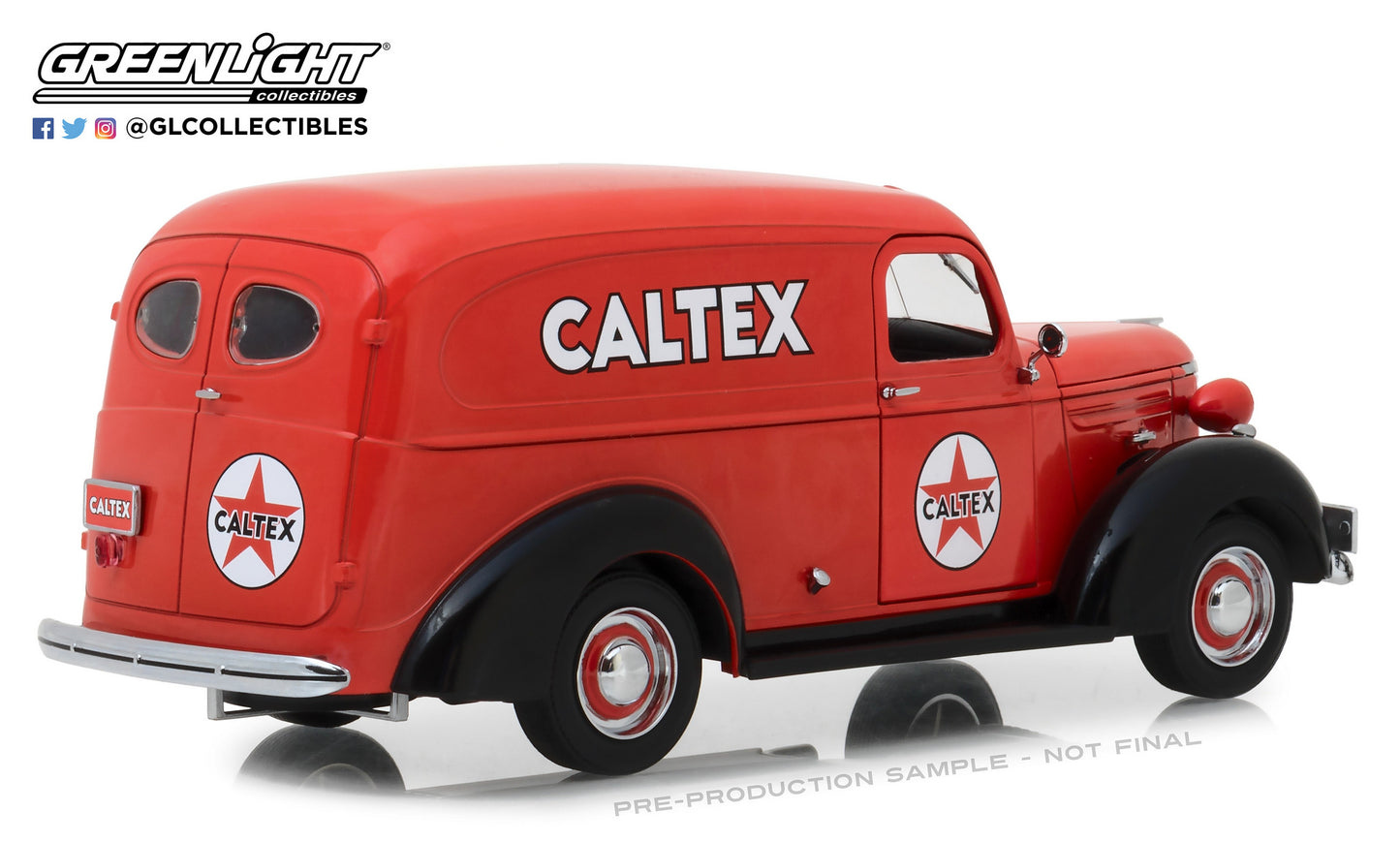 GreenLight 1/24 Running on Empty - 1939 Chevrolet Panel Truck - Caltex 18246