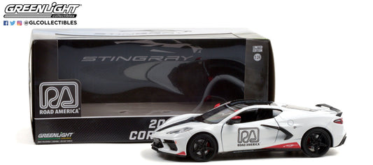 GreenLight 1:24 2020 Chevrolet Corvette C8 Stingray Coupe - Road America Official Pace Car 18259