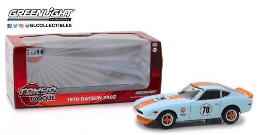 GreenLight 1/24 Tokyo Torque - 1970 Datsun 240Z Gulf Oil 18302