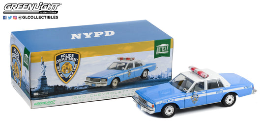 GreenLight 1:18 Artisan Collection - 1990 Chevrolet Caprice - New York City Police Dept (NYPD) 19106