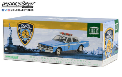GreenLight 1:18 Artisan Collection - 1990 Chevrolet Caprice - New York City Police Dept (NYPD) 19106