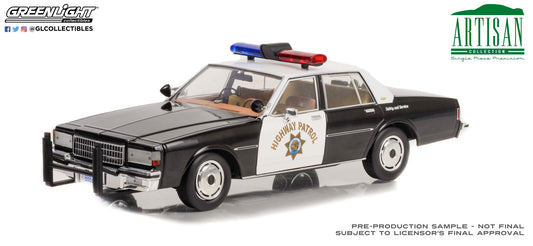 GreenLight 1:18 Artisan Collection - 1989 Chevrolet Caprice Police - California Highway Patrol 19108