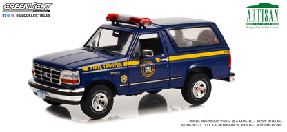 GreenLight 1:18 Artisan Collection - 1996 Ford Bronco XLT - New York State Police 19121