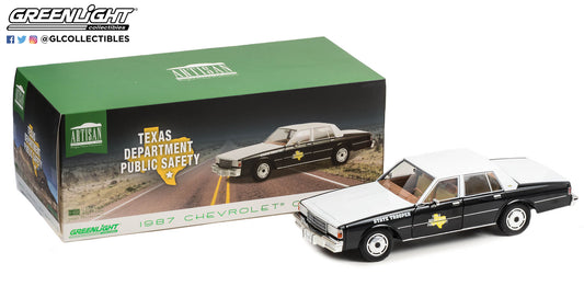 GreenLight 1:18 Artisan Collection - 1987 Chevrolet Caprice - Texas Department of Public Safety 19127