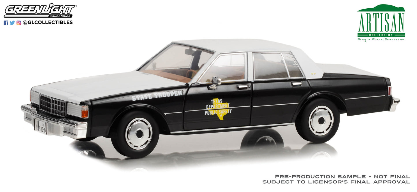 GreenLight 1:18 Artisan Collection - 1987 Chevrolet Caprice - Texas Department of Public Safety 19127