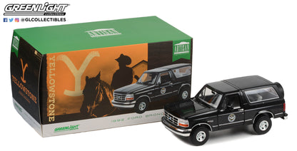 GreenLight 1:18 Artisan Collection - Yellowstone (2018-Current TV Series) - 1992 Ford Bronco - Montana Livestock Association 19130