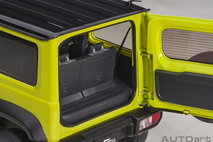 AUTOart 1:18 Suzuki Jimny Sierra (JB74) (Kinetic Yellow with Black roof) 78506
