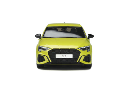 GT Spirit 1:18 2021 Audi S3 (8Y) Sportback Python yellow metallic GT364