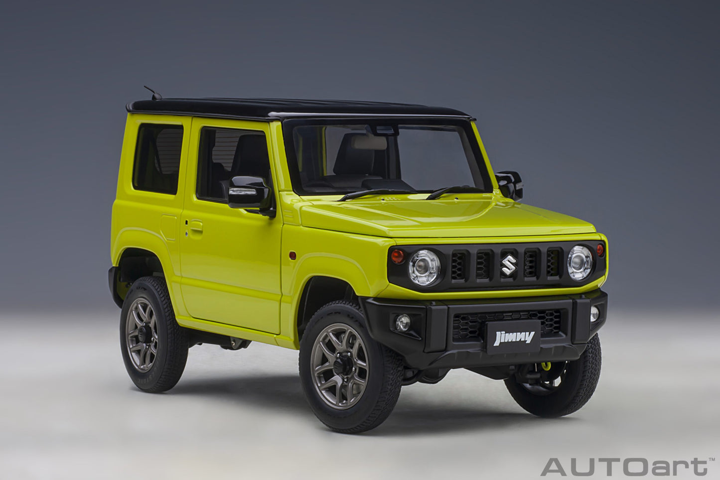 AUTOart 1:18 Suzuki Jimny (JB64) (Kinetic Yellow with Black roof) 78501