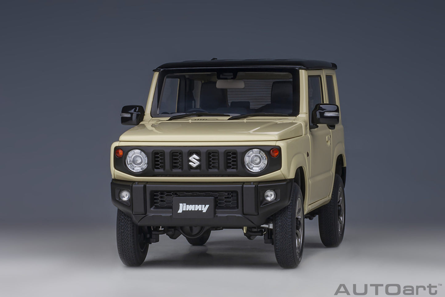 AUTOart 1:18 Suzuki Jimny (JB64) (Chiffon Ivory Metallic with Black roof) 78500