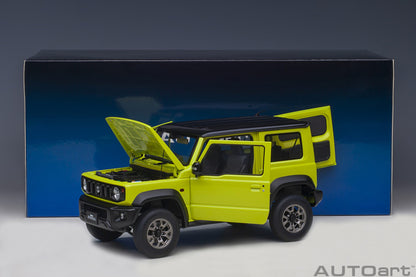 AUTOart 1:18 Suzuki Jimny Sierra (JB74) (Kinetic Yellow with Black roof) 78506