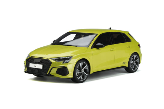 GT Spirit 1:18 2021 Audi S3 (8Y) Sportback Python yellow metallic GT364