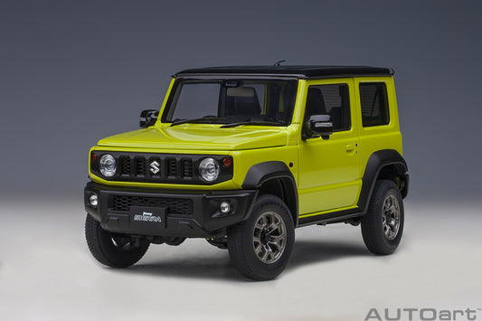 AUTOart 1:18 Suzuki Jimny Sierra (JB74) (Kinetic Yellow with Black roof) 78506