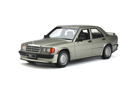 OTTO 1:18 1988 Mercedes-Benz W201 190E 2.5 16S Smoke Silver Metallic OT927