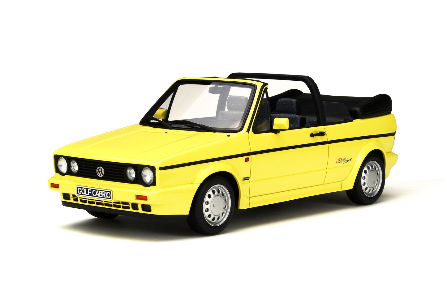 OTTO 1:18 Volkswagen Golf Cabriolet Young Line 1981 Yellow OT693