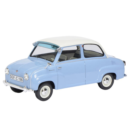 Schuco 1:18 Goggomobil Limousine light blue 450009600