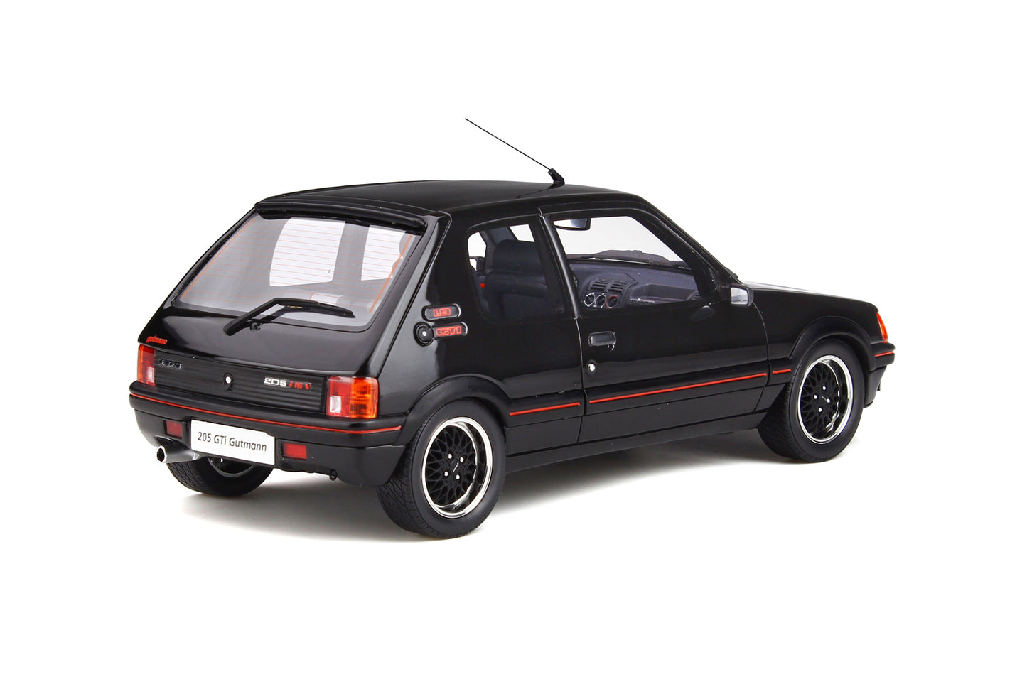OTTO 1:18 Peugeot 205 GTI Gutmann 1988 Black OT796
