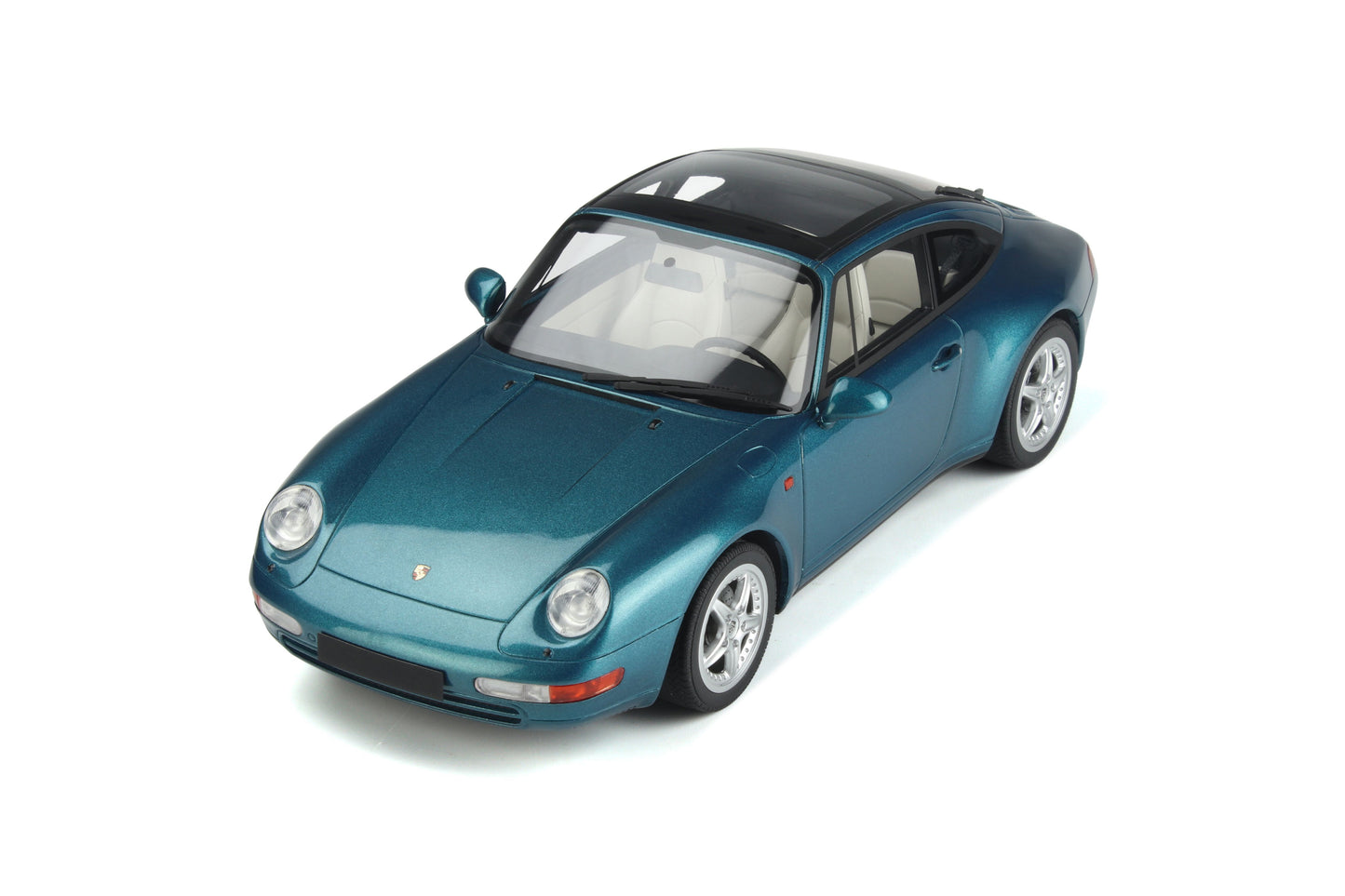 GT Spirit 1:18 1995 Porsche 911 (993) Targa Turquoise Blue GT350