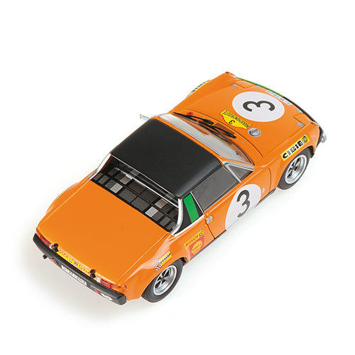 Minichamps 1:43 Porsche 914/6 Waldegaard/Andersson/Chasseuil 3rd #3 Marathon De La Route 1970 400706503