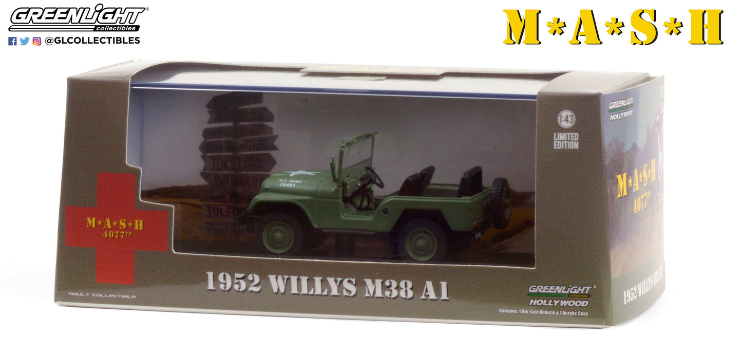 GreenLight 1:43 M*A*S*H (1972-83 TV Series) - 1952 Willys Jeep M38 A1 86590