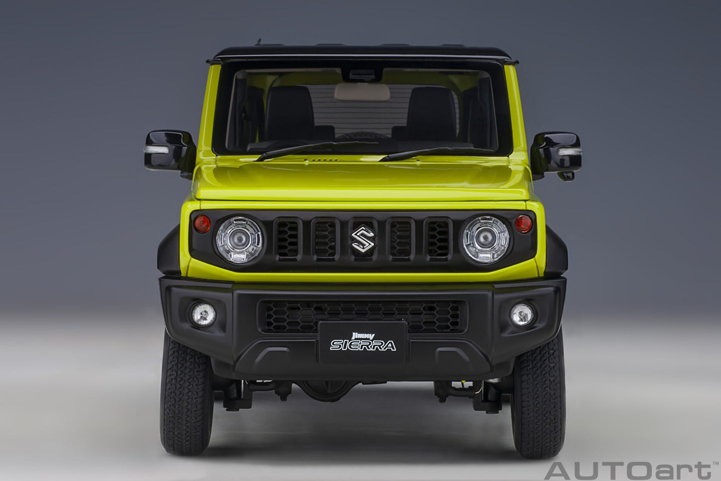 AUTOart 1:18 Suzuki Jimny Sierra (JB74) (Kinetic Yellow with Black roof) 78506