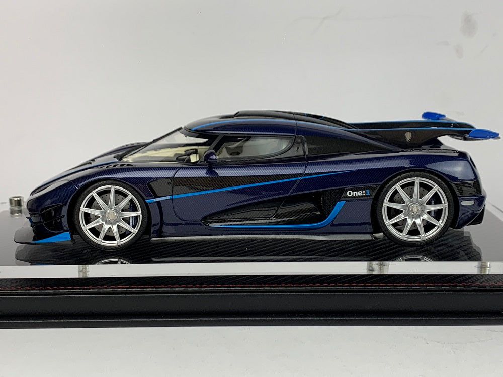 Frontiart 1:18 Koenigsegg One1 (new) Carbon Blue F033-166