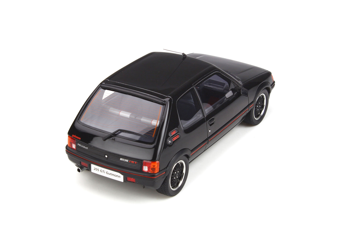 OTTO 1:18 Peugeot 205 GTI Gutmann 1988 Black OT796