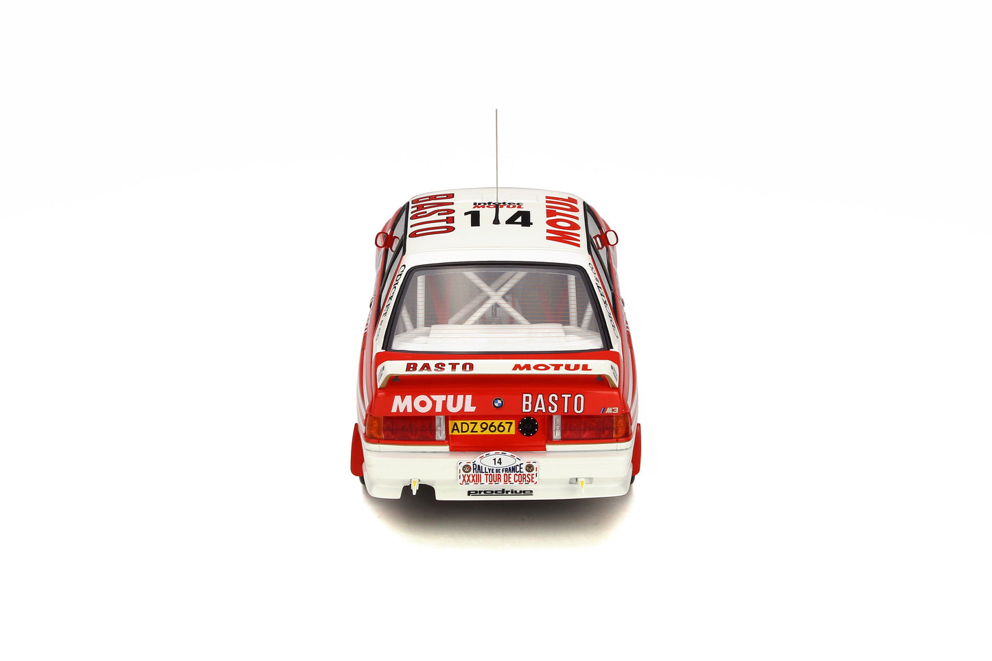 OTTO 1:18 BMW M3 E30 car #14 Tour de Corse 1989 Resin Model Car OT669