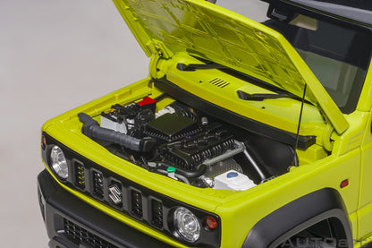AUTOart 1:18 Suzuki Jimny Sierra (JB74) (Kinetic Yellow with Black roof) 78506