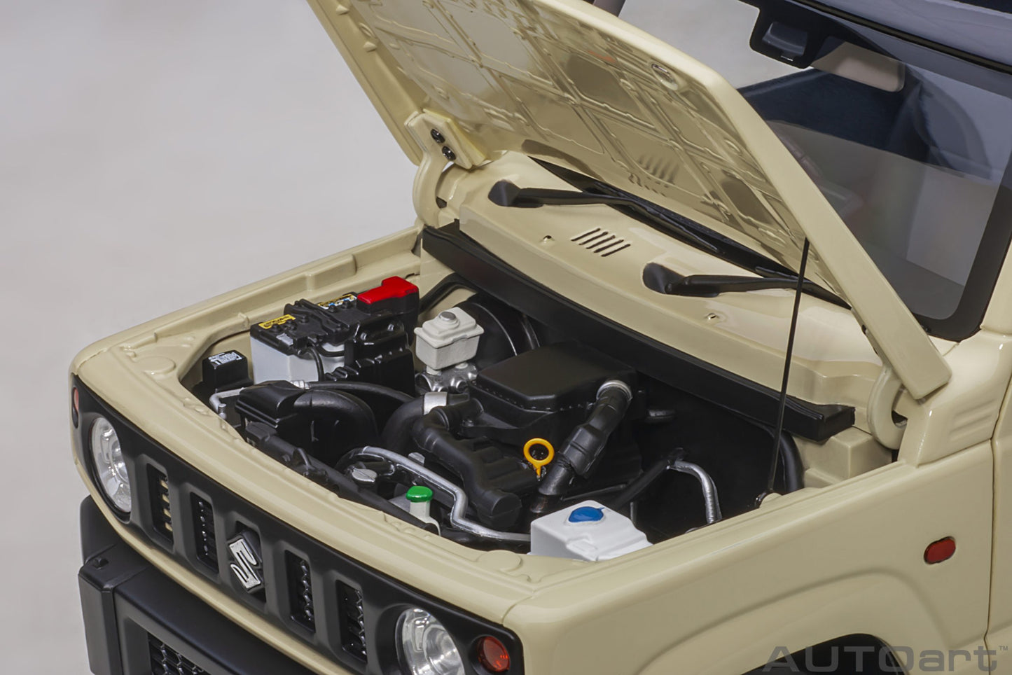 AUTOart 1:18 Suzuki Jimny (JB64) (Chiffon Ivory Metallic with Black roof) 78500