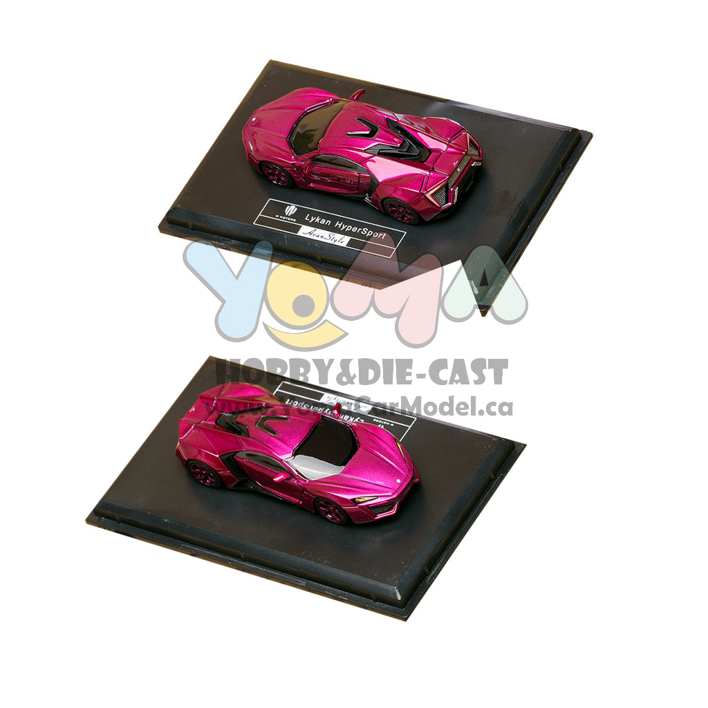 Frontiart AvanStyle 1:87 W Motors Lykan Hypersport Flash Purple AS015-36