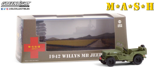 GreenLight 1:43 M*A*S*H (1972-83 TV Series) - 1942 Willys MB Jeep 86589