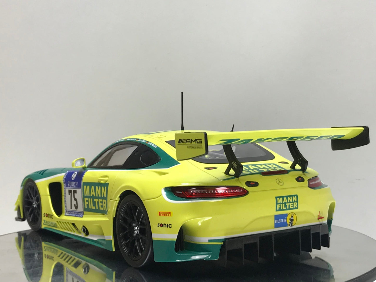 Paragon 1:18 Mercedes-AMG GT3: Mann Filter / Zakspeed #75 (DE) 2016 6th: 24hr Nurburgring PA-88019