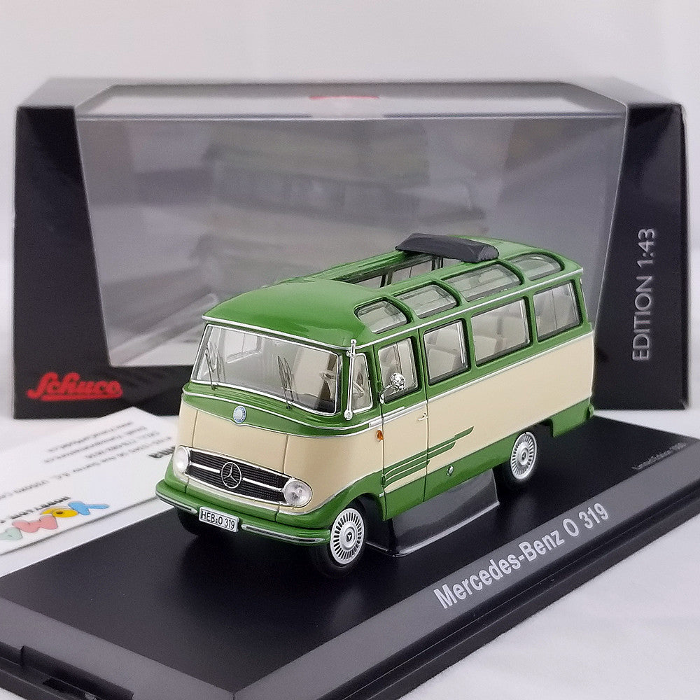Schuco 1:43 Mercedes-Benz O319 green/cream 450291700