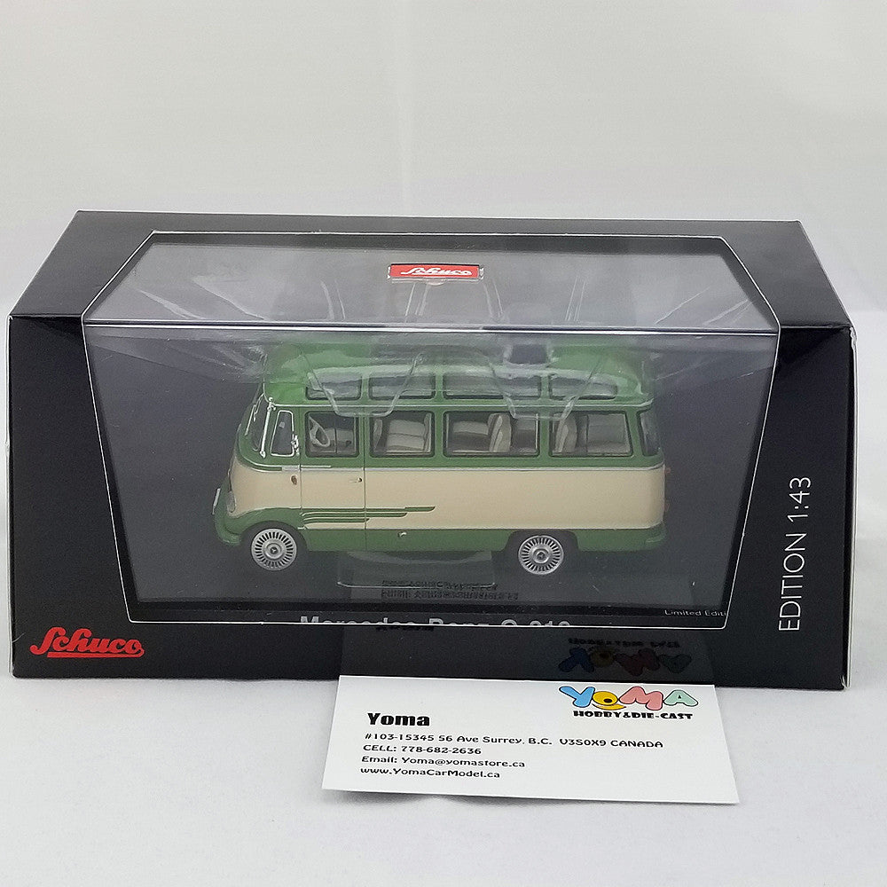 Schuco 1:43 Mercedes-Benz O319 green/cream 450291700