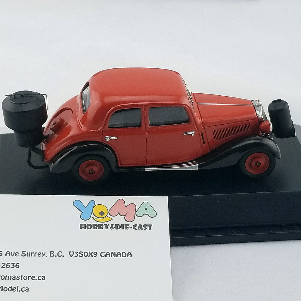 Schuco 1:43 Mercedes-Benz 170 V wood Gasification red/black 450246600