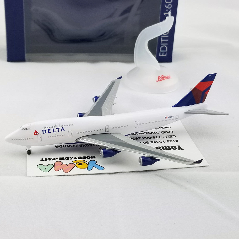 Schuco 1:600 Boeing B747-400 Delta Airlines 403551671