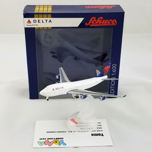 Schuco 1:600 Boeing B747-400 Delta Airlines 403551671