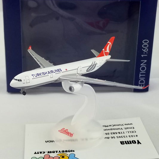 Schuco 1:600 Airbus A330-300 Turkish Airlines F-WZFA 403551668
