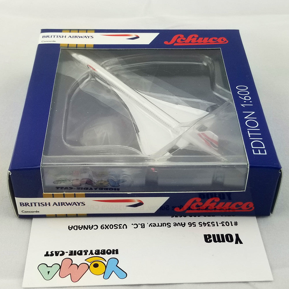 Schuco 1:600 Concorde British Airways 403551650